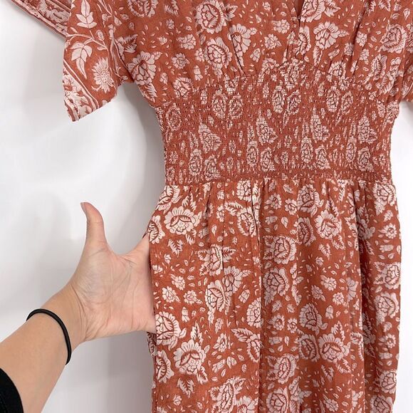 Cleobella Jess Boho Wide Leg Printed Jumpsuit - Picture 9 of 12